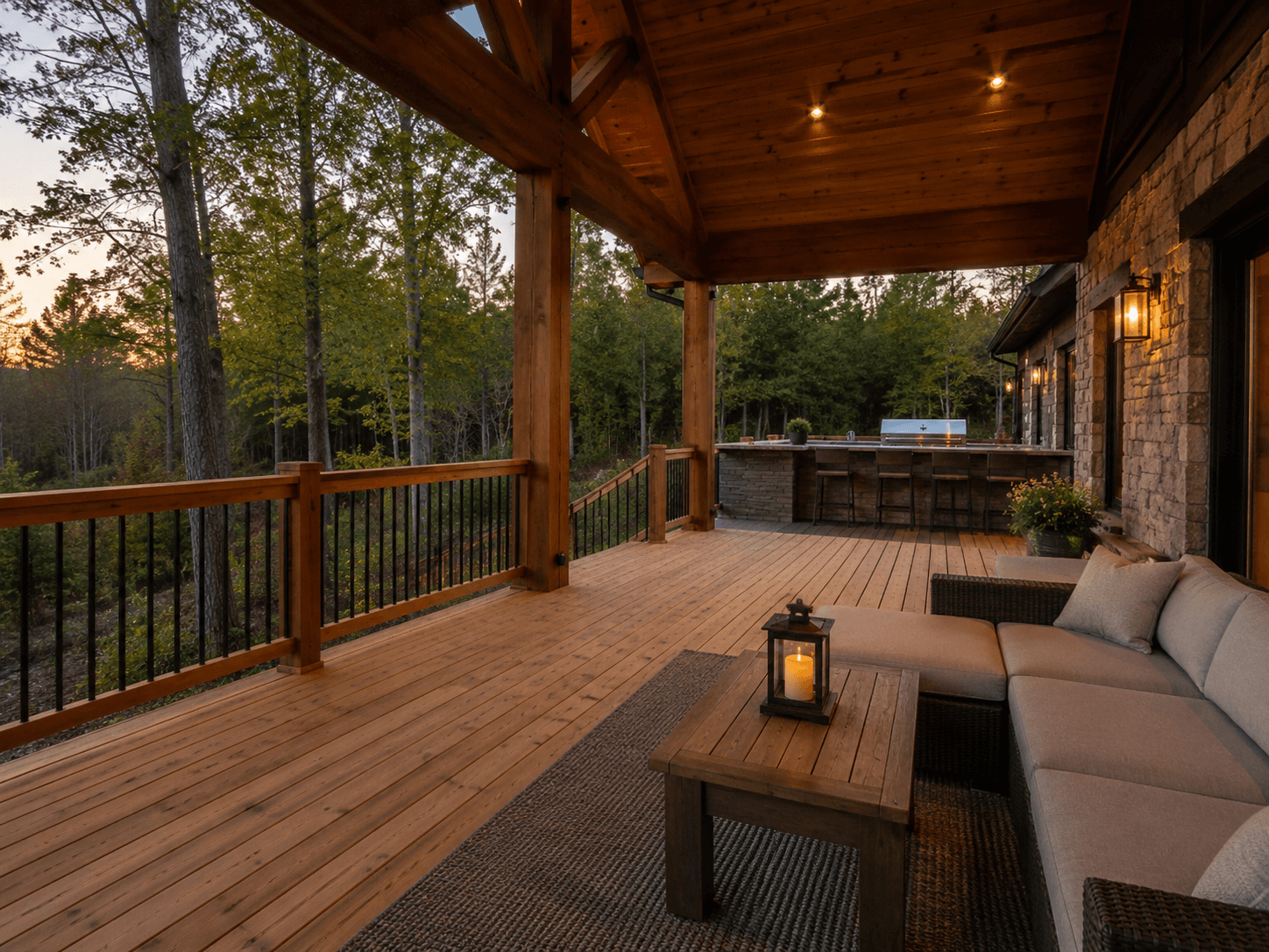Outdoor space that gets used